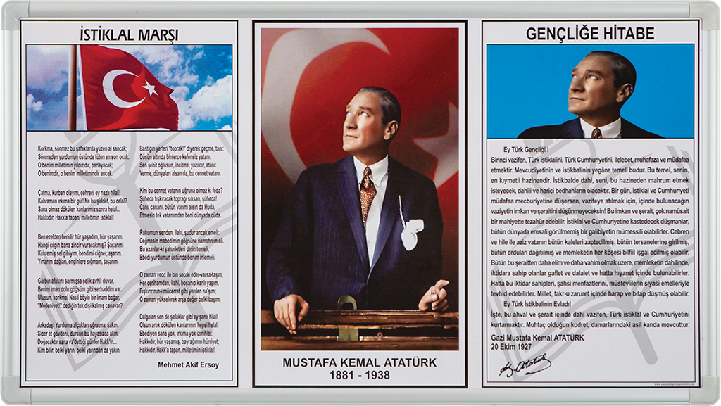 Atatürk Köşesi Elegant Çerçeve