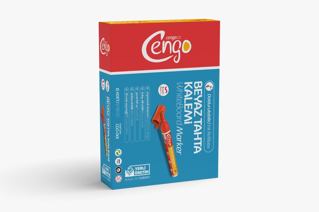 Doldurulabilir Tahta Kalemi Kırmızı